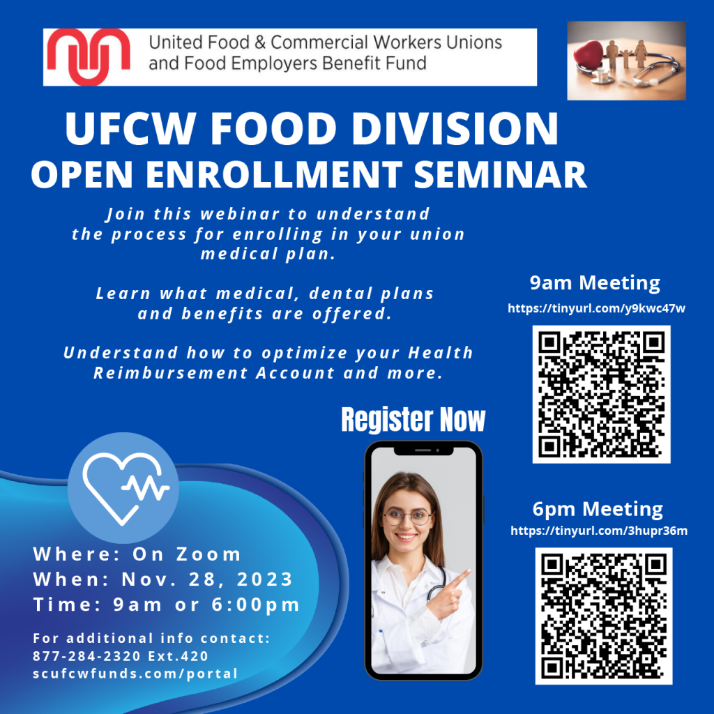 Food Division Open Enrollment Seminar UFCW Local 135